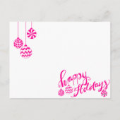 Cartes Pour Fêtes Annuelles Joyeuses fêtes (Dos)