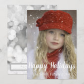 Cartes Pour Fêtes Annuelles Joyeuses Fêtes (Devant / Derrière)