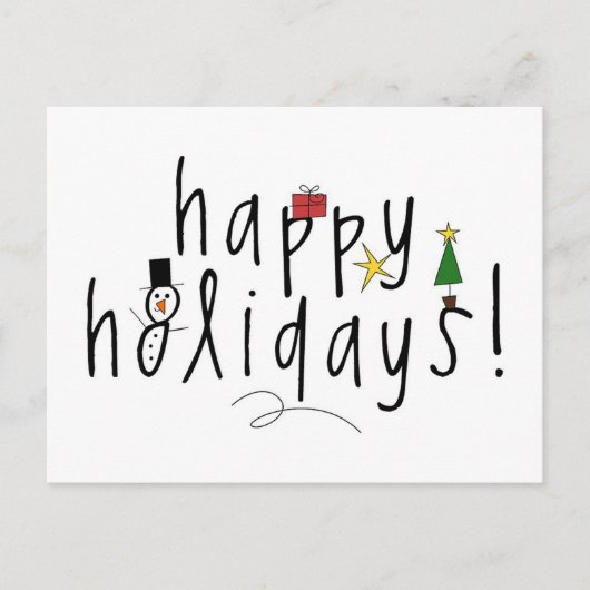 Cartes Pour Fêtes Annuelles Joyeuses fêtes (Devant)