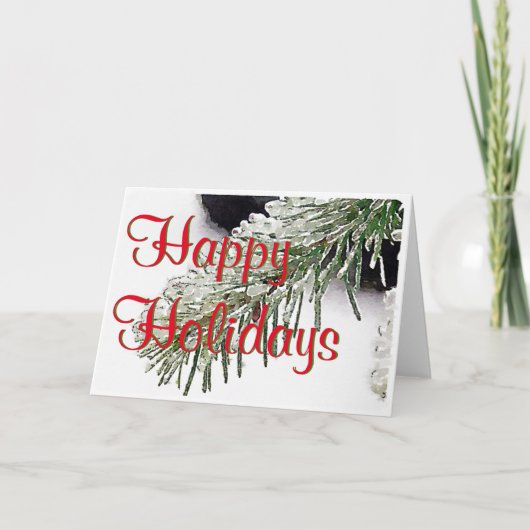 Cartes Pour Fêtes Annuelles Joyeuses fêtes (Devant)