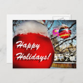 Cartes Pour Fêtes Annuelles Joyeuses fêtes ! (Devant / Derrière)