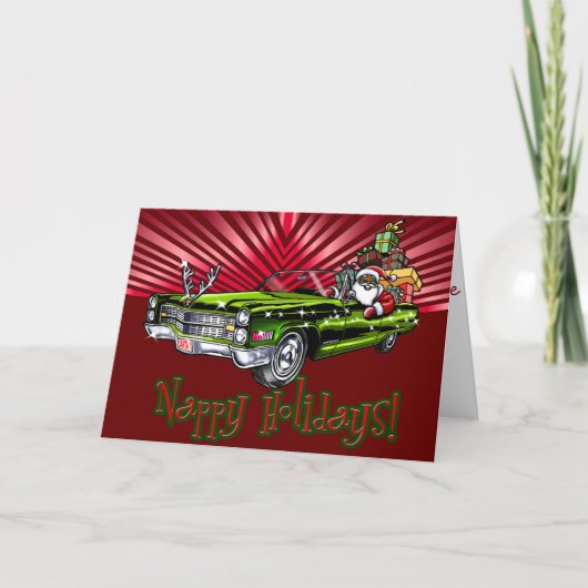 Cartes Pour Fêtes Annuelles Joyeuses Fêtes! (Devant)