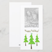 Cartes Pour Fêtes Annuelles Joyeuses fêtes ! (Devant / Derrière)