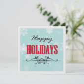 Cartes Pour Fêtes Annuelles Joyeuses fêtes (Debout devant)