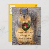 Cartes Pour Fêtes Annuelles Joyeuses fêtes_ (Devant / Derrière)