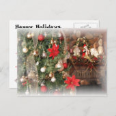 Cartes Pour Fêtes Annuelles Joyeuses fêtes (Devant / Derrière)