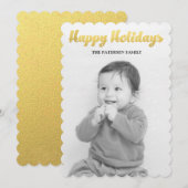 Cartes Pour Fêtes Annuelles Joyeuses fêtes (Devant / Derrière)