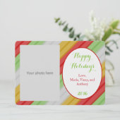 Cartes Pour Fêtes Annuelles Joyeuses Fêtes (Debout devant)