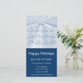 Cartes Pour Fêtes Annuelles Joyeuses fêtes 2014 Calendrier des affaires (Debout devant)