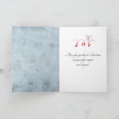 Cartes Pour Fêtes Annuelles Joyeuses fêtes 2025 Snowflakes (Intérieur)