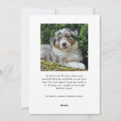 Cartes Pour Fêtes Annuelles Joyeuses Fêtes 2 Photos Fun Plaid Simple Classique (Dos)