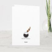 Cartes Pour Fêtes Annuelles Joyeuses fêtes à la lueur des bougies (Dos)