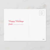 Cartes Pour Fêtes Annuelles Joyeuses fêtes Chat du Père Noël (Dos)