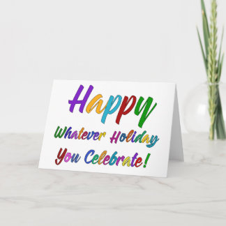 Cartes Pour Fêtes Annuelles Joyeuses Fêtes Colorées Quelle Que Soit La Fête Qu