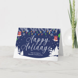 Cartes Pour Fêtes Annuelles Joyeuses Fêtes de fin d'année sur mesure Entrepris