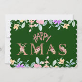 Cartes Pour Fêtes Annuelles Joyeuses Fêtes de Noël  (Devant)