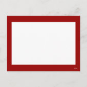 Cartes Pour Fêtes Annuelles Joyeuses Fêtes de Noël Zebra (Dos)