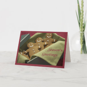 Cartes Pour Fêtes Annuelles Joyeuses Fêtes de pain d'épices