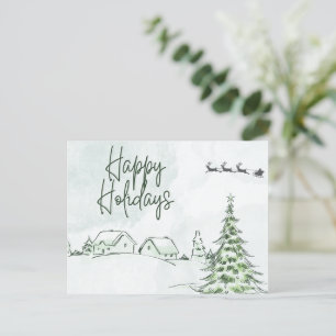 Cartes Pour Fêtes Annuelles Joyeuses Fêtes de Rétro