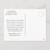 Cartes Pour Fêtes Annuelles Joyeuses Fêtes de Rétro (Dos)