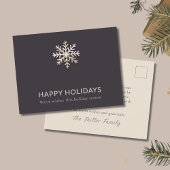 Cartes Pour Fêtes Annuelles Joyeuses Fêtes De Snowflake