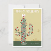 Cartes Pour Fêtes Annuelles Joyeuses Fêtes depuis le Désert ! (Devant)