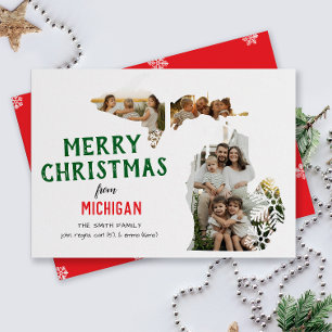 Cartes Pour Fêtes Annuelles Joyeuses Fêtes depuis Michigan Trois Photo