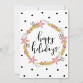 Cartes Pour Fêtes Annuelles Joyeuses fêtes Écrivez votre propre message (Devant)