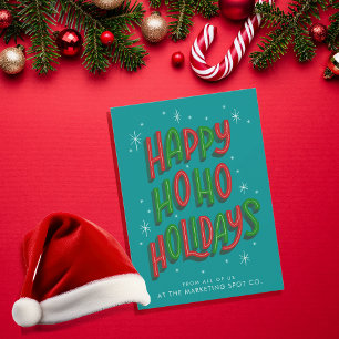 Cartes Pour Fêtes Annuelles Joyeuses Fêtes Entreprise 