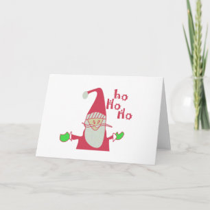 Cartes Pour Fêtes Annuelles Joyeuses fêtes Ho Ho Joyeux Noël