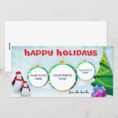 Cartes Pour Fêtes Annuelles Joyeuses fêtes (jeu de 10) (Devant / Derrière)