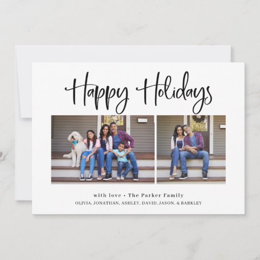 Cartes Pour Fêtes Annuelles Joyeuses fêtes | Multiphoto moderne (Devant)