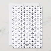 Cartes Pour Fêtes Annuelles Joyeuses Fêtes nautiques | Ancres de la marine (Dos)