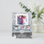 Cartes Pour Fêtes Annuelles Joyeuses fêtes Noël 5 Photo Collage (Debout devant)