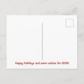 Cartes Pour Fêtes Annuelles Joyeuses fêtes Noël Arbre affaires Personnaliser (Dos)