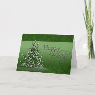 Cartes Pour Fêtes Annuelles Joyeuses fêtes Noël Arbre Noël Noir noir à l'intér