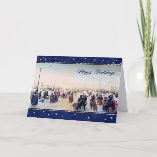 Cartes Pour Fêtes Annuelles Joyeuses fêtes. Noël Art (Devant)
