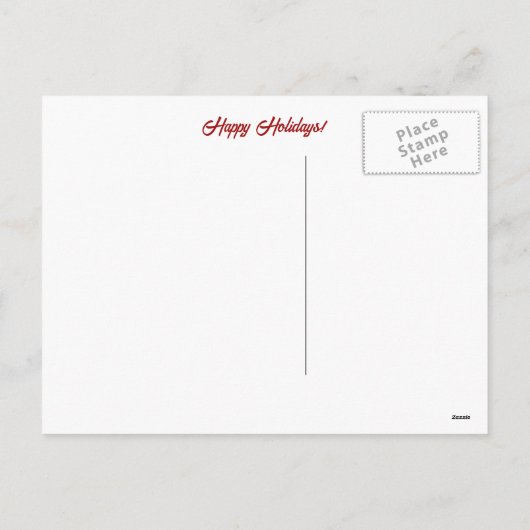 Cartes Pour Fêtes Annuelles Joyeuses fêtes Noël mignon avec des pingouins (Dos)