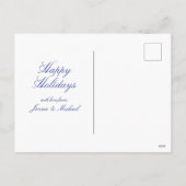 Cartes Pour Fêtes Annuelles Joyeuses Fêtes | Nuit Silencieuse Trois Sages (Dos)