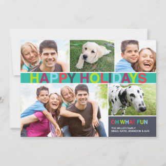 Cartes Pour Fêtes Annuelles Joyeuses Fêtes - Oh Quel Amusant | 5x7