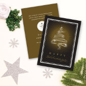 Cartes Pour Fêtes Annuelles Joyeuses fêtes parsemant l'arbre de Noël