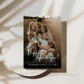 Cartes Pour Fêtes Annuelles Joyeuses fêtes | Photo de script élégante personna