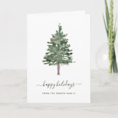 Cartes Pour Fêtes Annuelles Joyeuses fêtes| Pin simple (Devant)