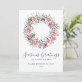 Cartes Pour Fêtes Annuelles Joyeuses Fêtes professionnels Noël (Debout devant)