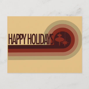 Cartes Pour Fêtes Annuelles Joyeuses fêtes rétro