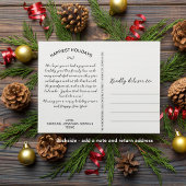 Cartes Pour Fêtes Annuelles Joyeuses Fêtes Rouge Vert Botanique Photo Collage