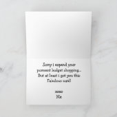 Cartes Pour Fêtes Annuelles Joyeuses fêtes - Shopaholics (Intérieur)