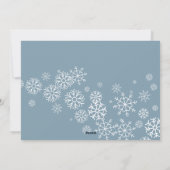 Cartes Pour Fêtes Annuelles Joyeuses fêtes | Snowflake 3 Photo Collage (Dos)