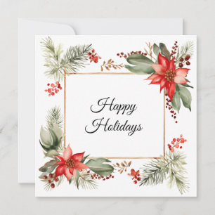 Cartes Pour Fêtes Annuelles Joyeuses fêtes - Toute la Joy Flat Holiday Card