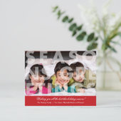 Cartes Pour Fêtes Annuelles Joyeuses Fêtes transparents en rouge (Debout devant)